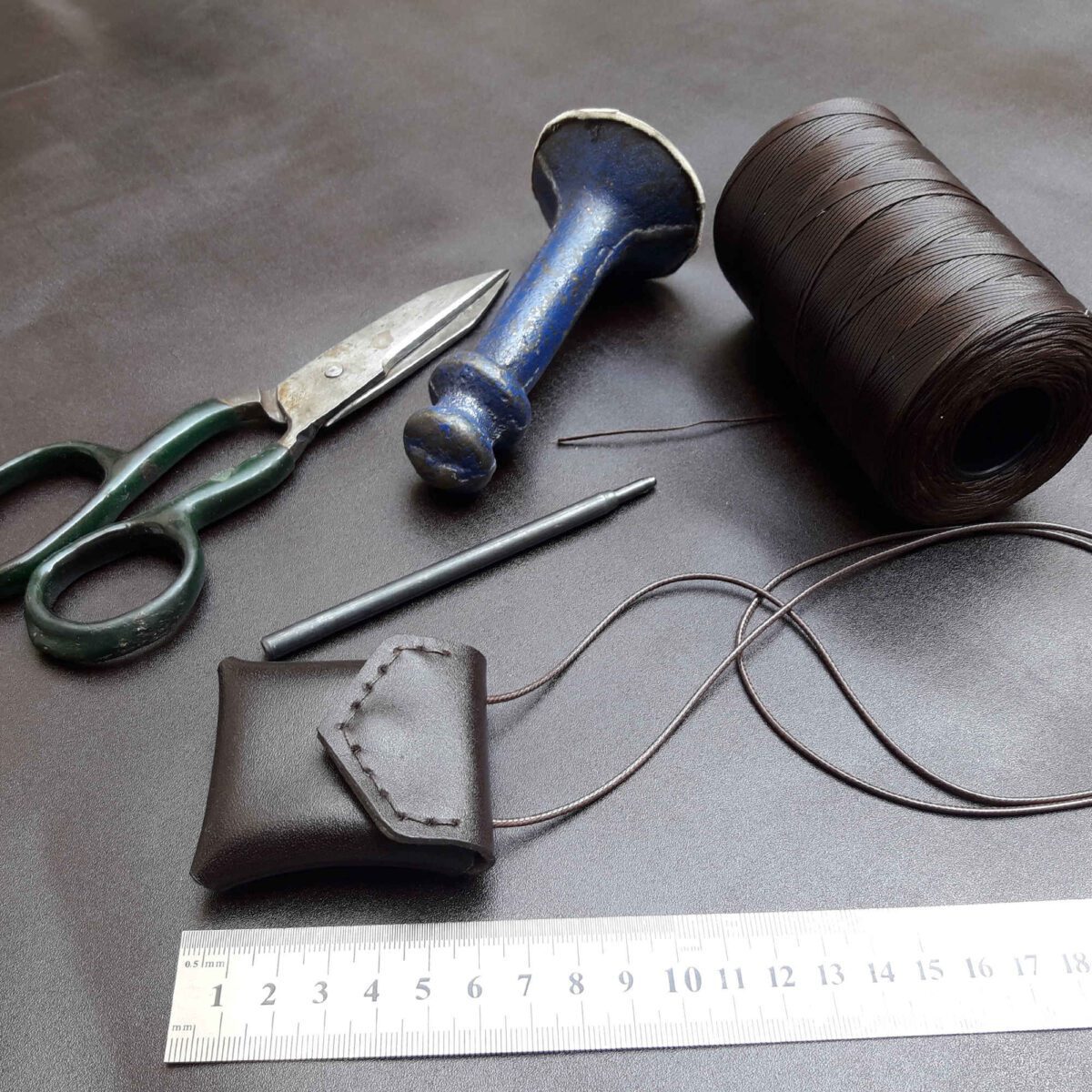 Price and Buy Taweez Neck Pouch – Real Leather Amulet – Asrin - Image 4