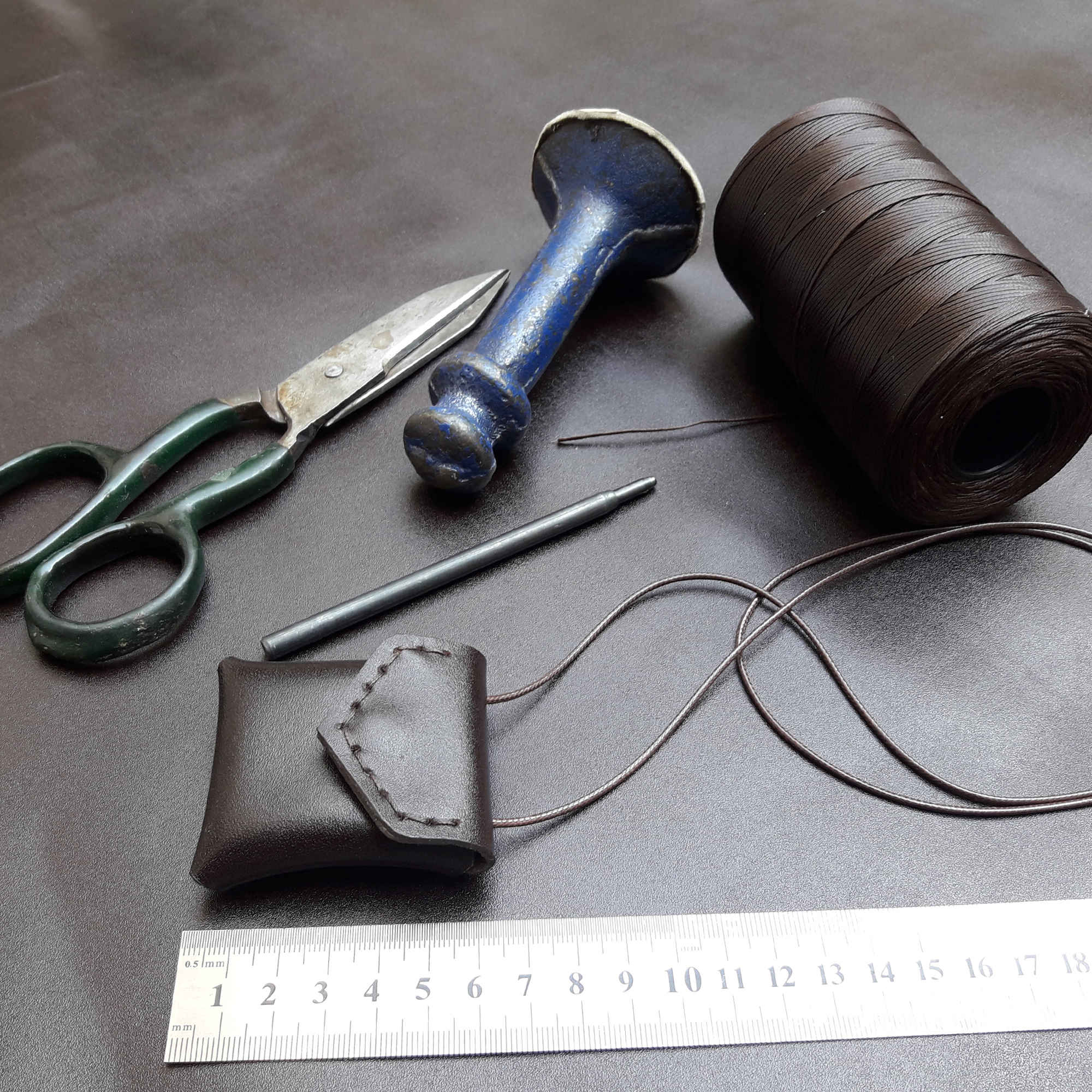Price and Buy Taweez Neck Pouch – Real Leather Amulet – Asrin - Image 4