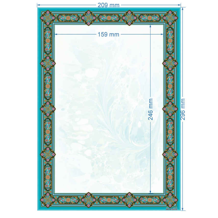 Price and Buy Tazhib A4 Paper Model Abr & Bad (100x) - Image 3
