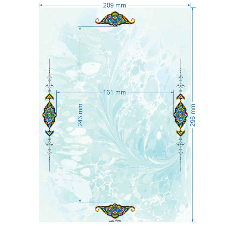 Price and Buy Tazhib A4 Paper Model Abr & Bad (20x) - Image 4