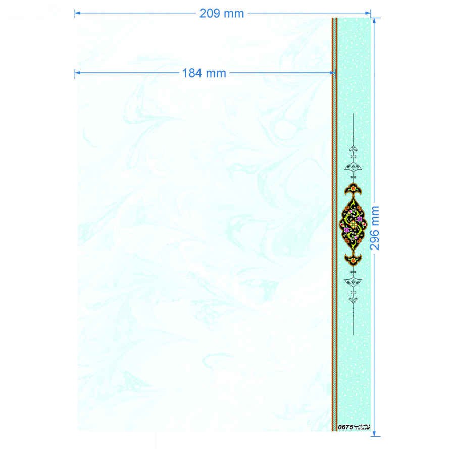 Price and Buy Tazhib A5 Paper Model Abr & Bad (20x) - Image 3