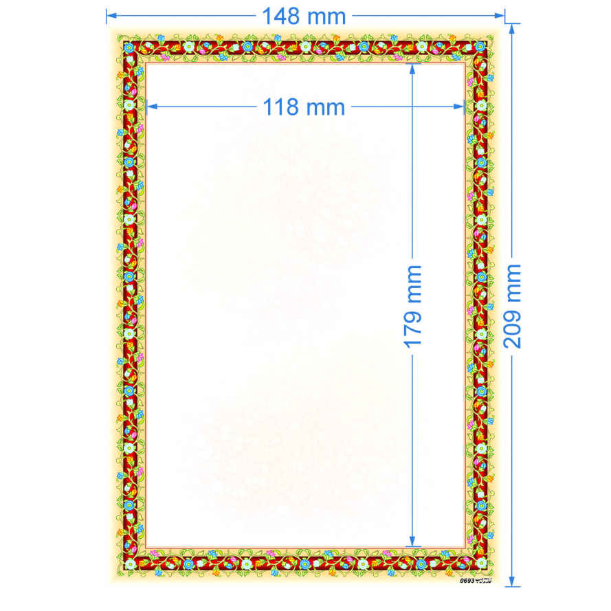 Price and Buy Tazhib A5 Paper Model Abr & Bad & Rose (20x) - Image 4