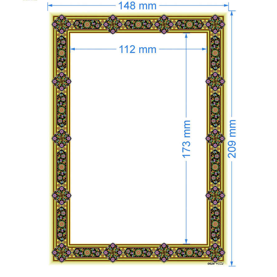 Price and Buy Tazhib A5 Paper Model Farang (100x) - Image 3