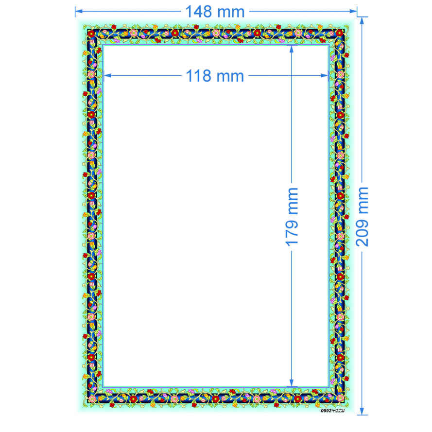 Price and Buy Tazhib A5 Paper Model Rose (100x) - Image 4