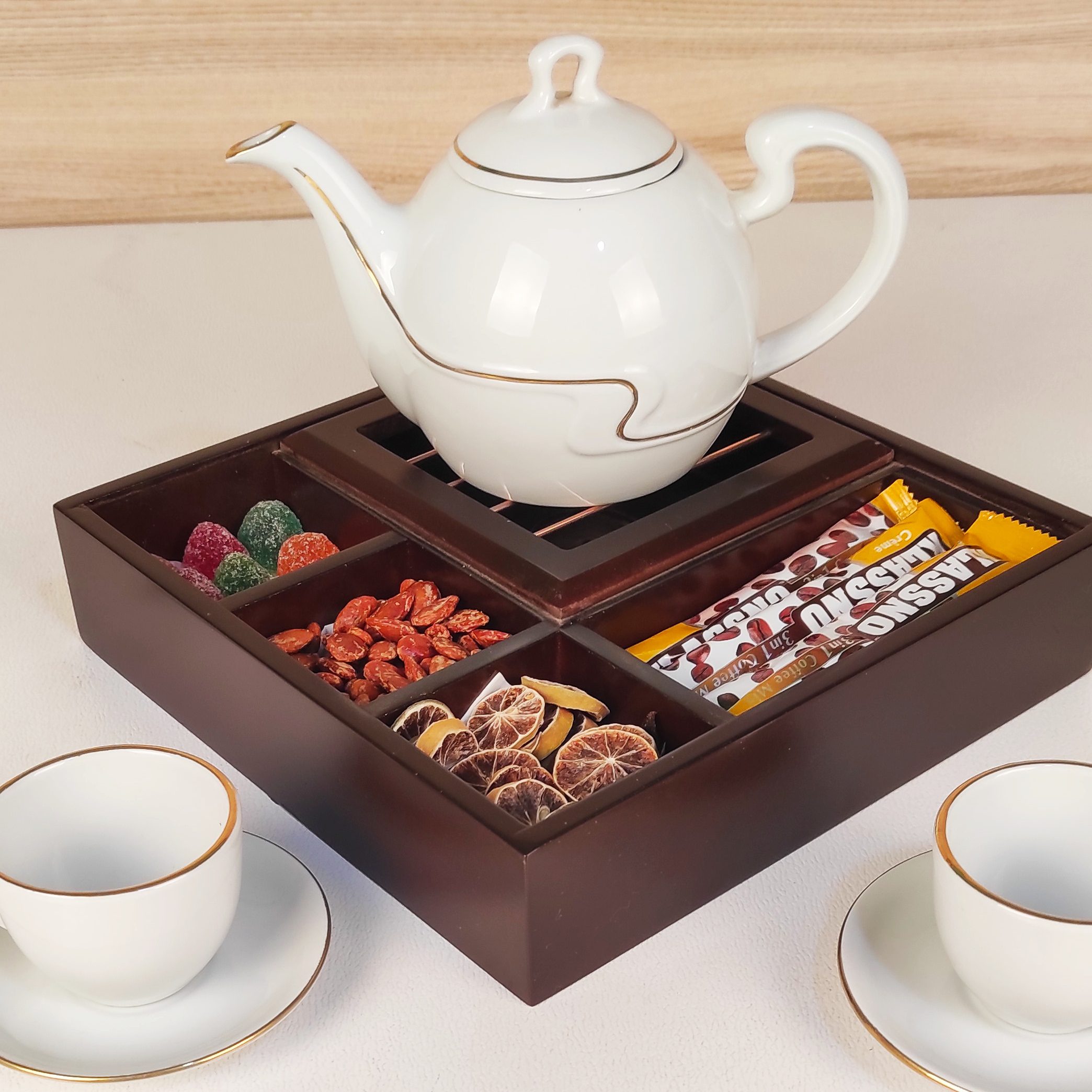 Price and Buy Tea Bag Organizer with Warmer – Mina Edition - Image 3