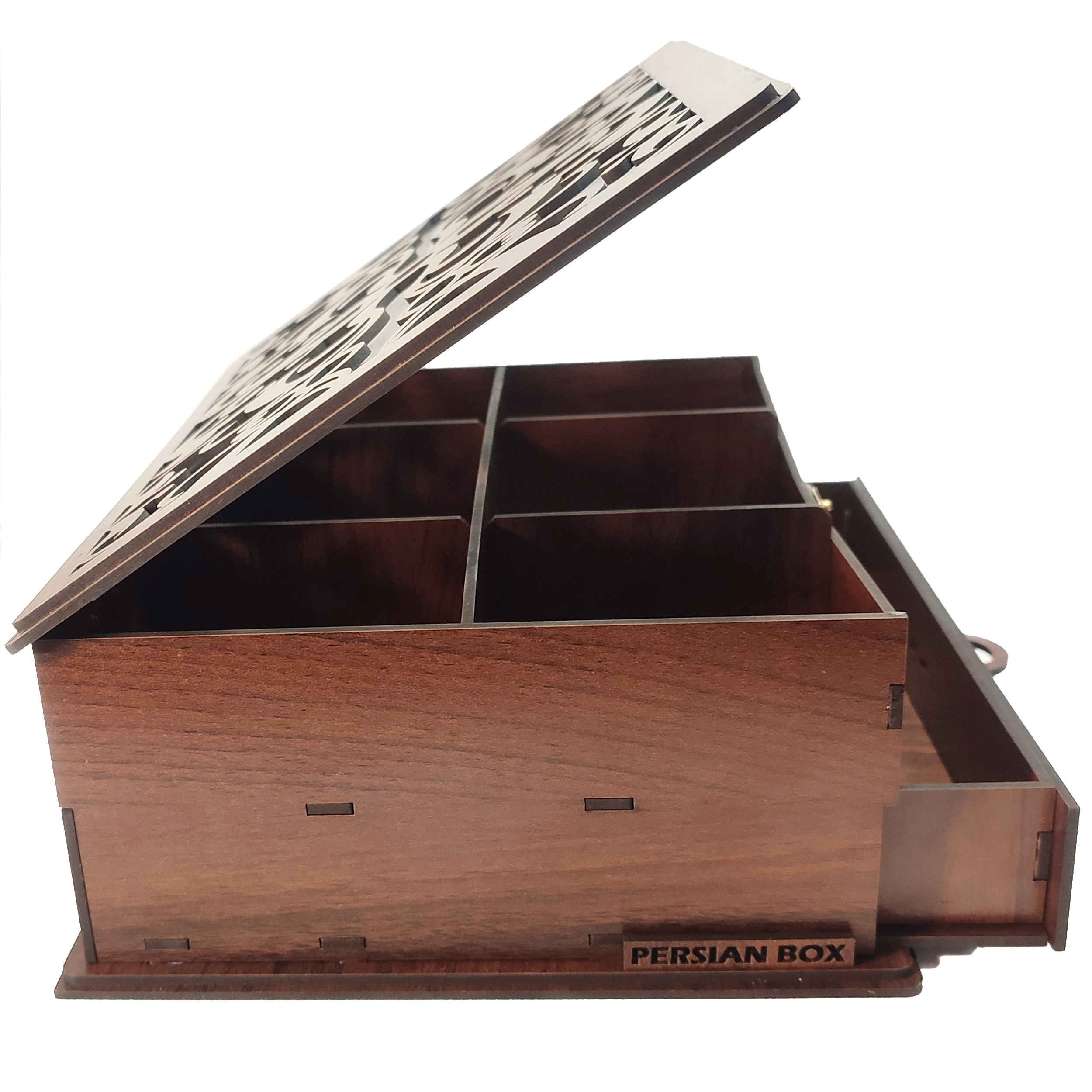 Price and Buy Tea Organizer with 6 Sections for Assorted Flavors - Image 5