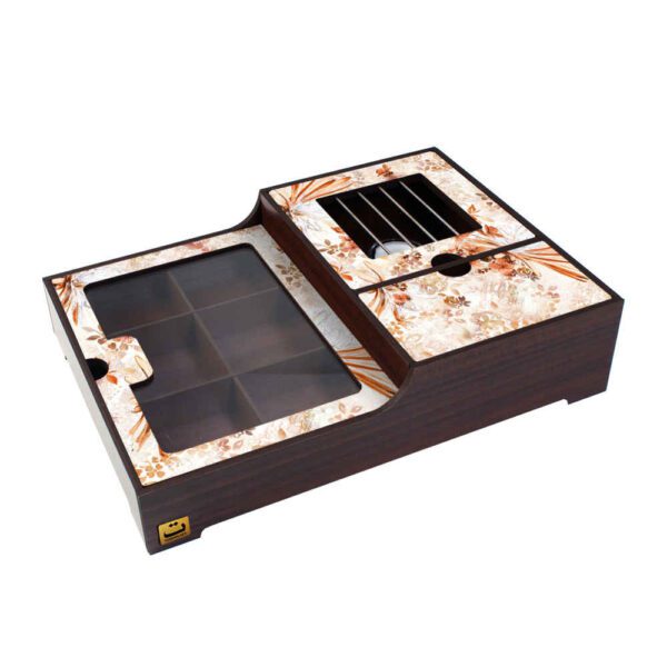Price and Buy Tea Organizer with Built-In Warmer – Yekta Model_68fbf40683c56.jpeg Price and Buy Tea Organizer with Built-In Warmer – Yekta Model