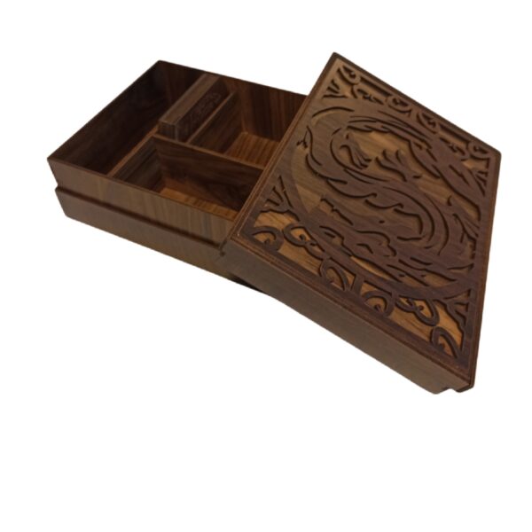 Price and Buy Tea Organizer with Four Slots and Matching Coasters_68fee2da56d85.jpeg Price and Buy Tea Organizer with Four Slots and Matching Coasters