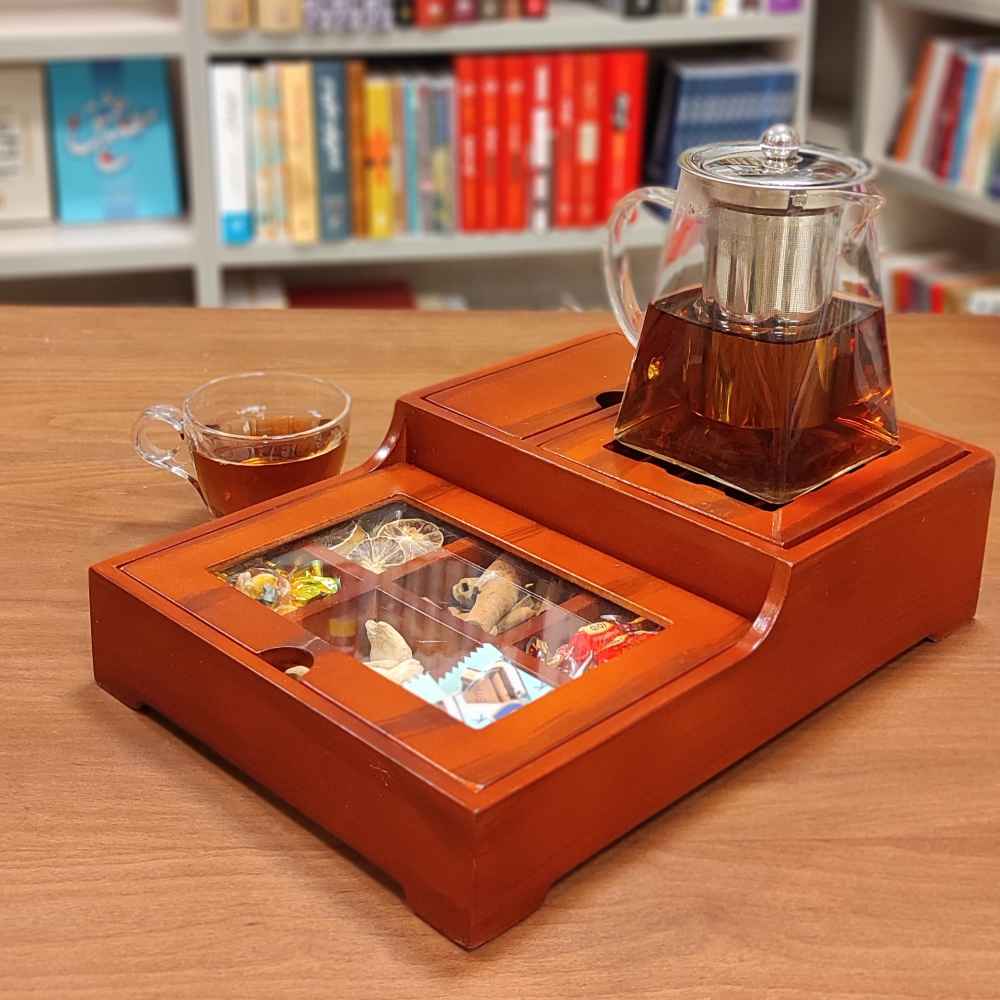Price and Buy Tea Organizer with Warmer – Nafas Design - Image 4