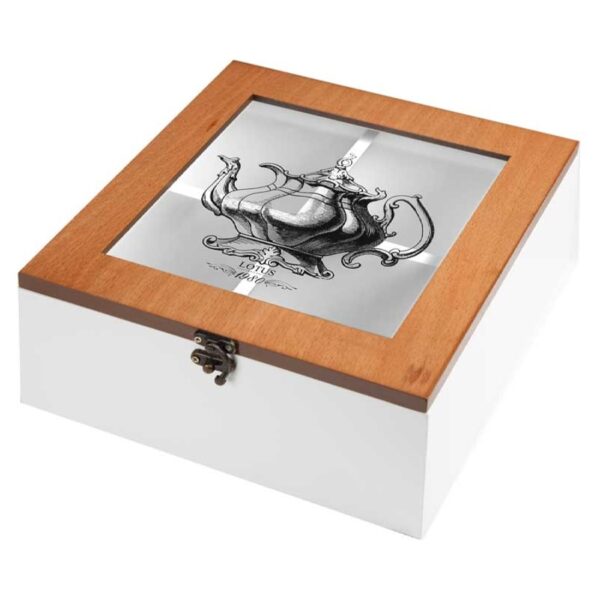 Price and Buy Tea Storage Box with See-Through Lid and 4 Compartments_68fee367d9e6a.jpeg Price and Buy Tea Storage Box with See-Through Lid and 4 Compartments