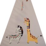 Price and Buy Teepee Style Play Tent for Kids with Animal Design and Cushion - Image 3