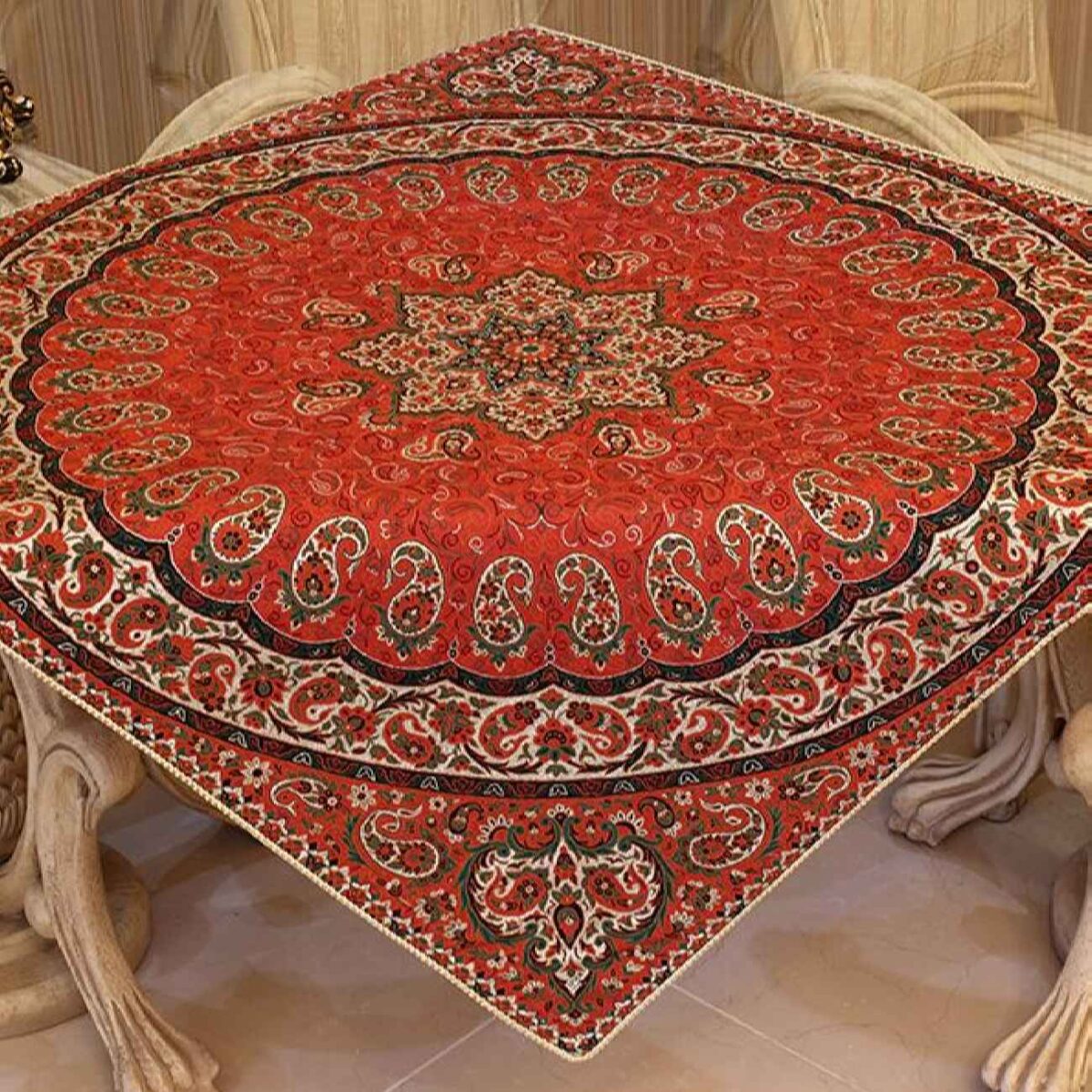 Price and Buy Termeh Tablecloth Luxurious with Persian Paisley Pattern 45 - Image 6