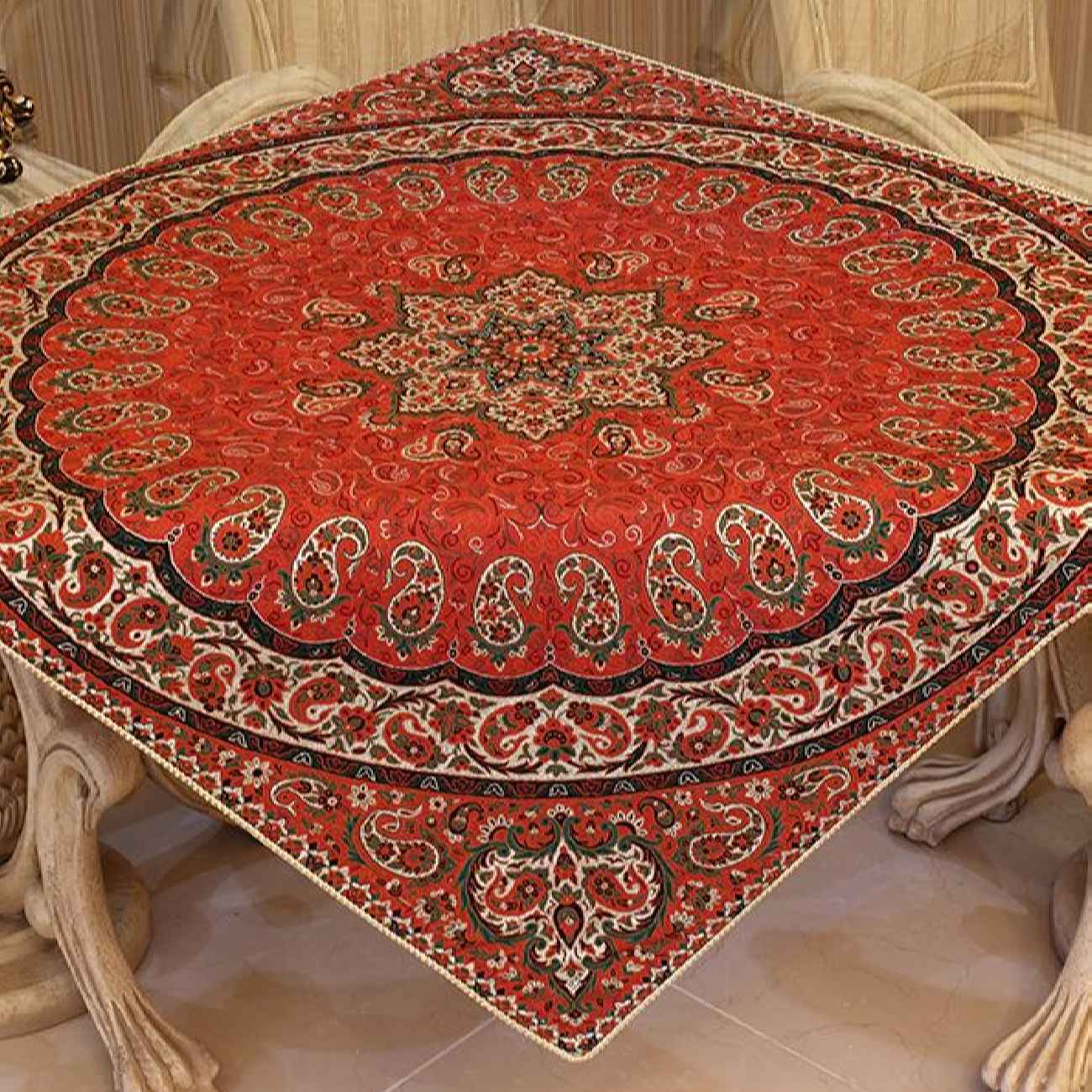 Price and Buy Termeh Tablecloth Luxurious with Persian Paisley Pattern 45 - Image 6