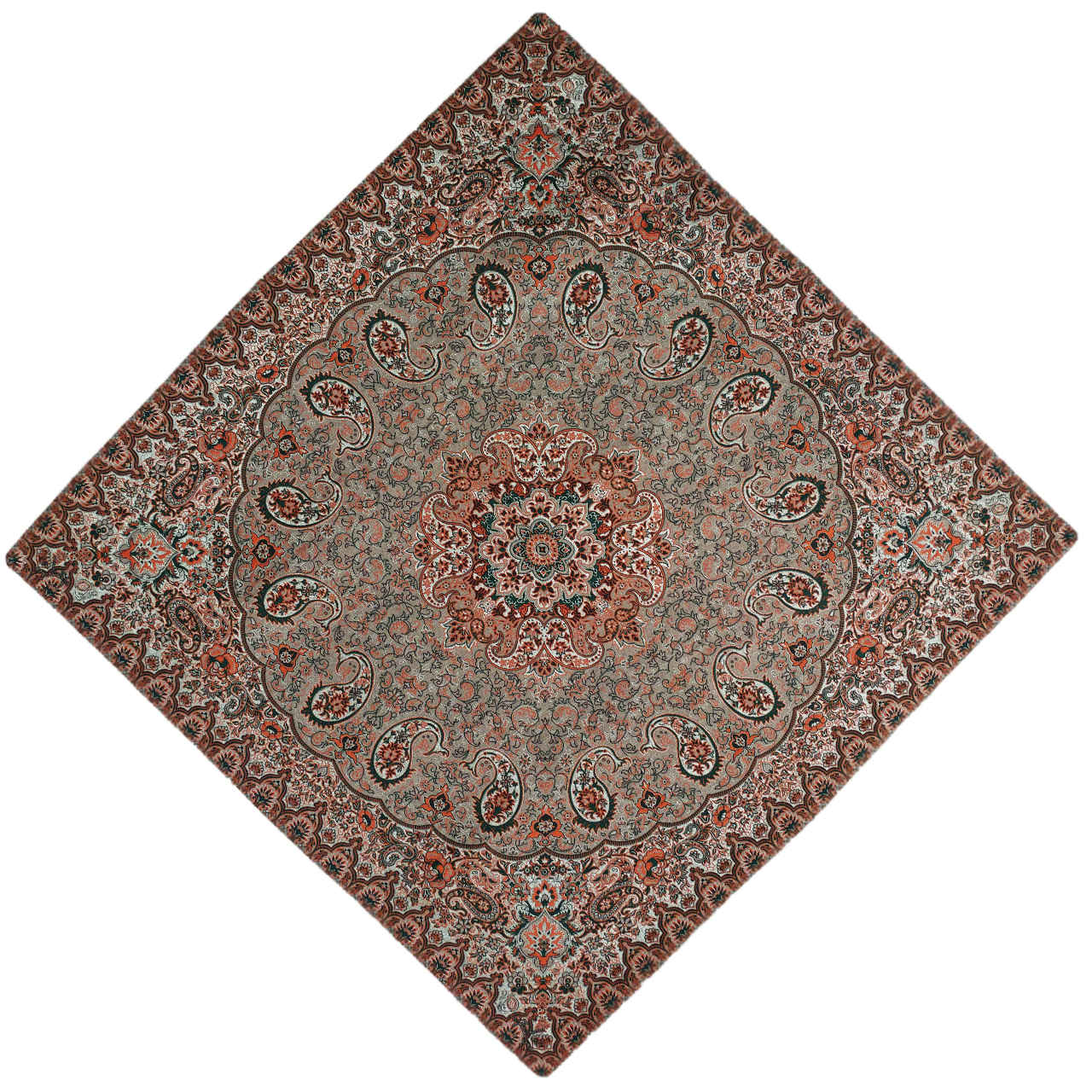 Price and Buy Termeh Tablecloth Luxurious with Persian Paisley Pattern Delban