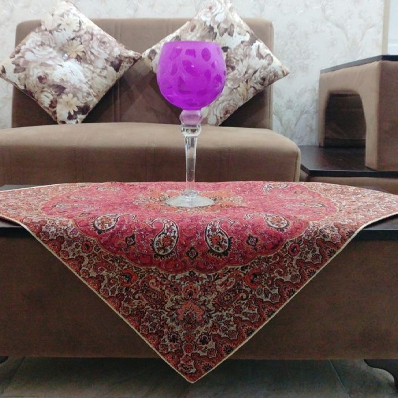 Price and Buy Termeh Tablecloth Luxurious with Persian Paisley Pattern Diamond - Image 4