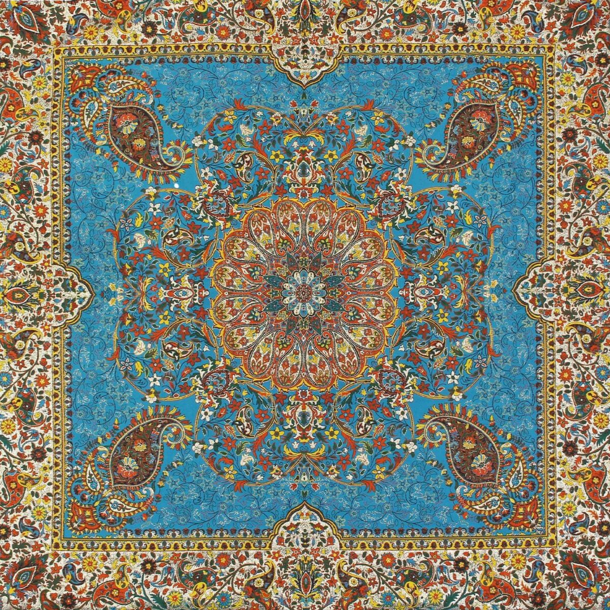 Price and Buy Termeh Tablecloth Luxurious with Persian Paisley Pattern Farhani