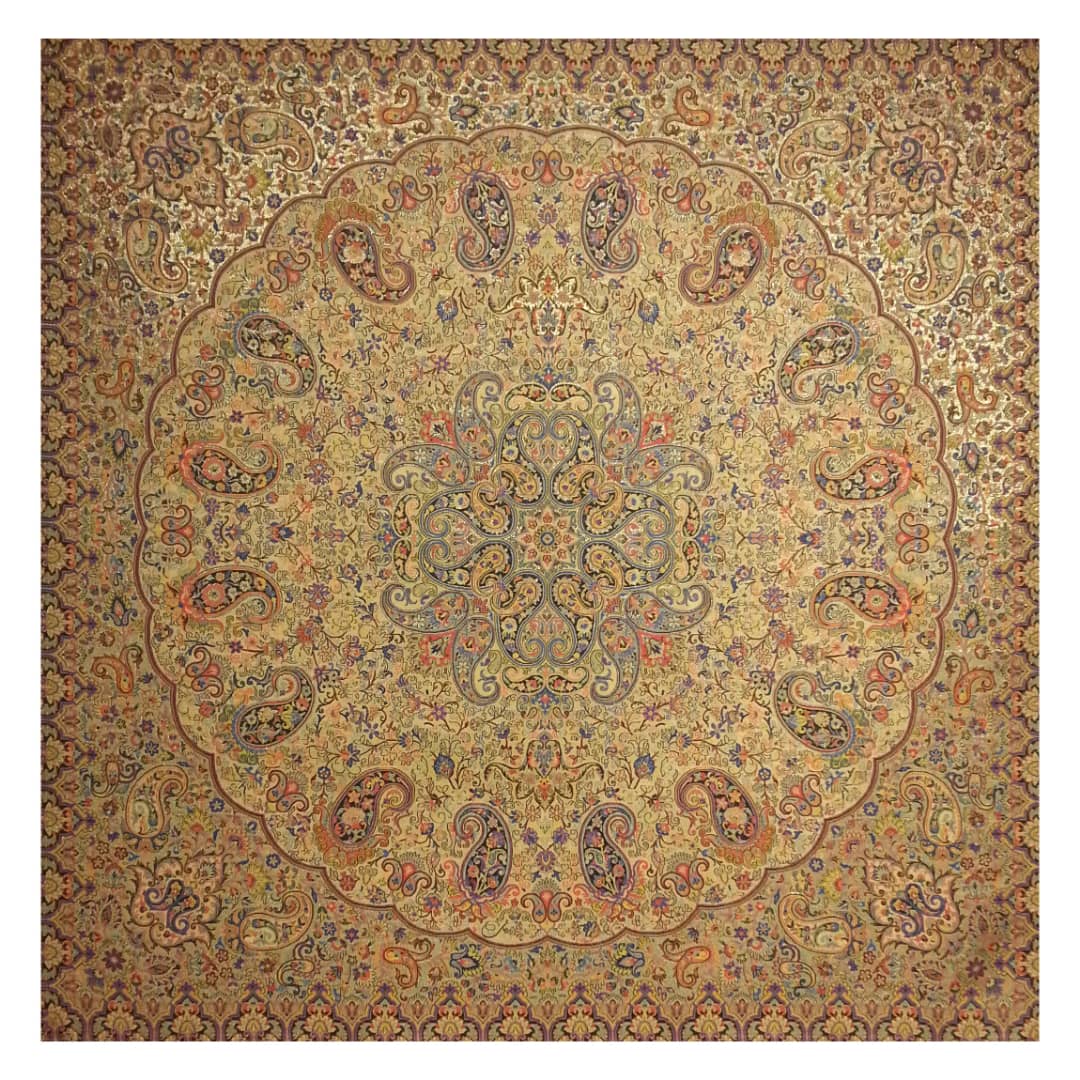 Price and Buy Termeh Tablecloth Luxurious with Persian Paisley Pattern Shahpasand