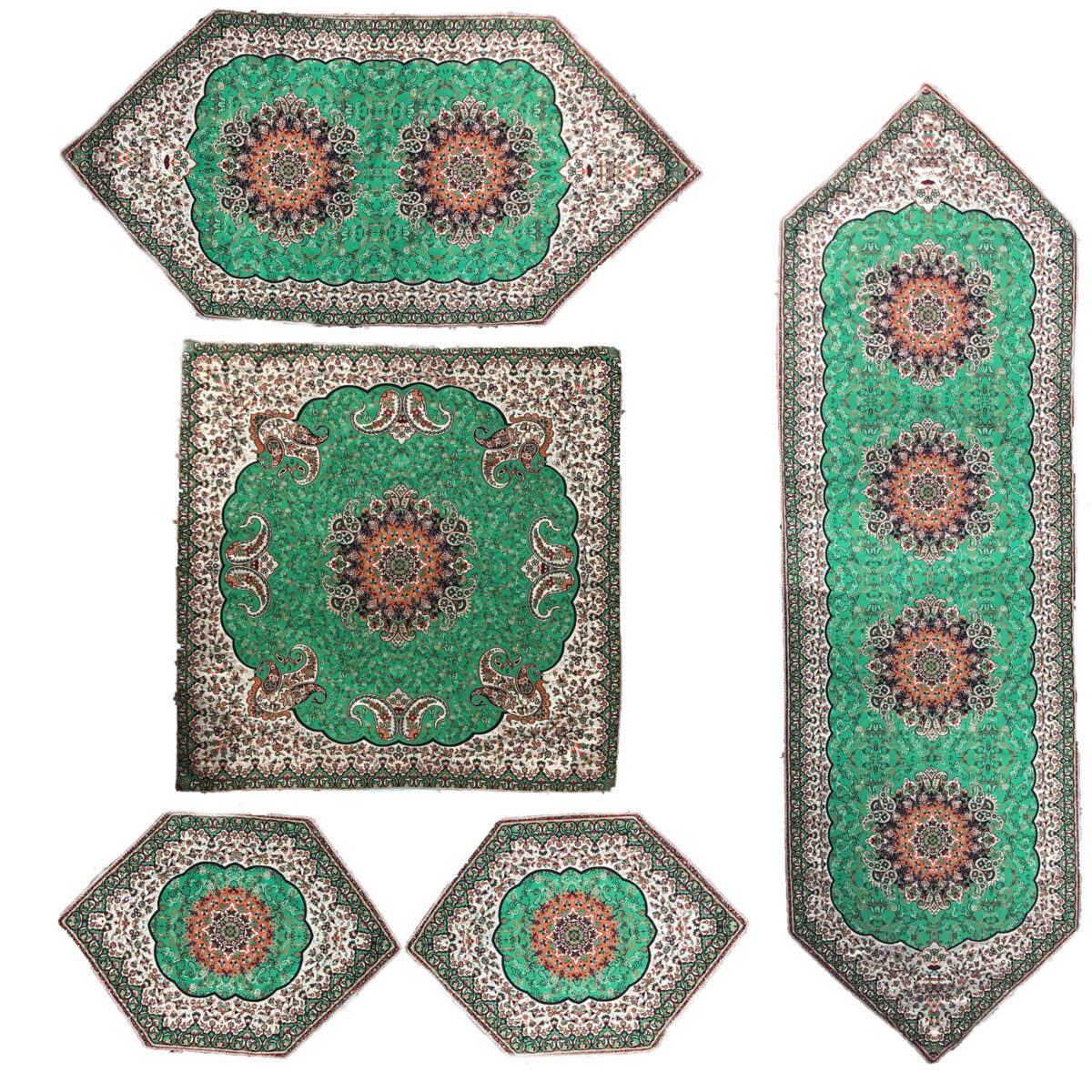 Price and Buy Termeh Tablecloth Luxurious with Persian Paisley Pattern Toranj (5x)