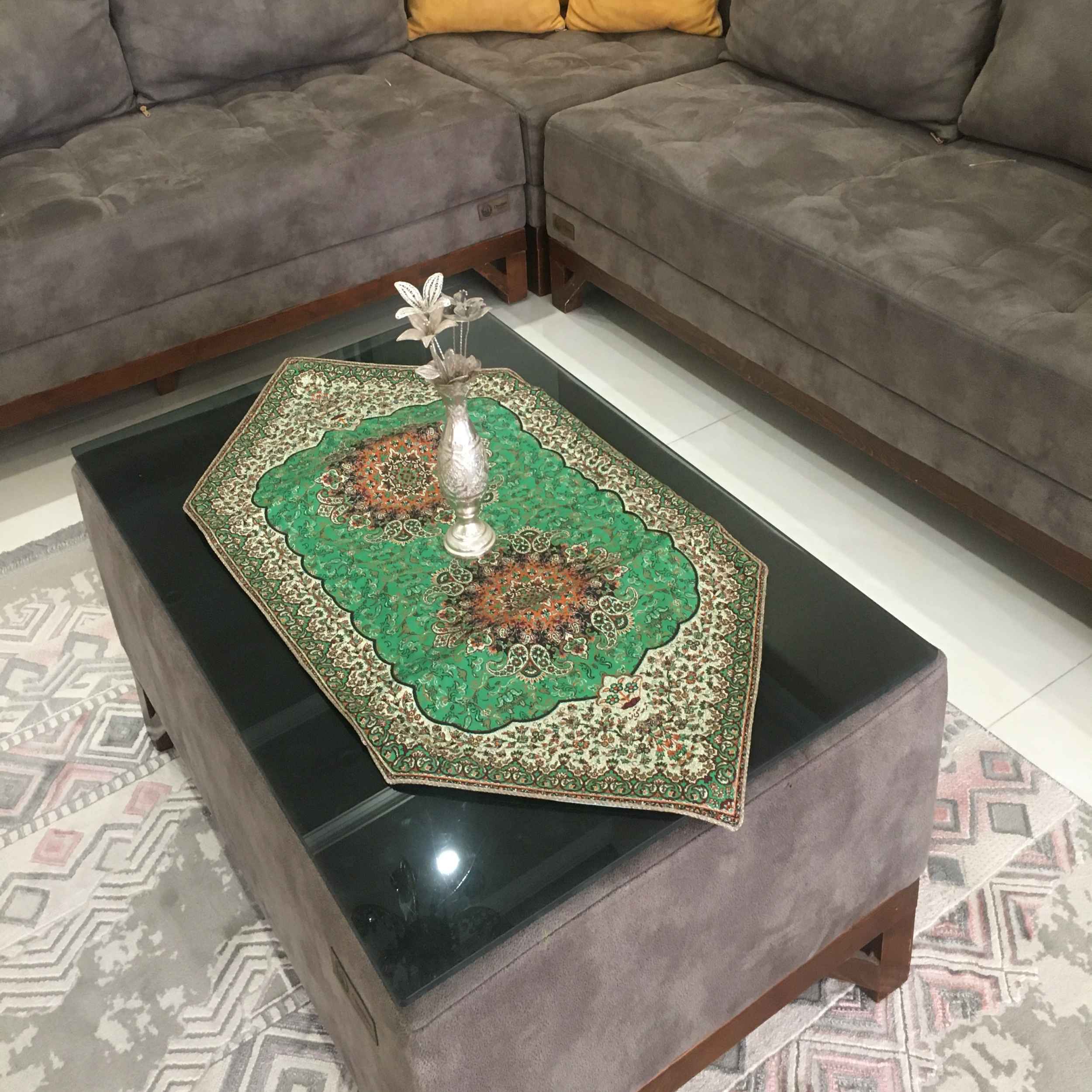 Price and Buy Termeh Tablecloth Luxurious with Persian Paisley Pattern Toranj (5x) - Image 3