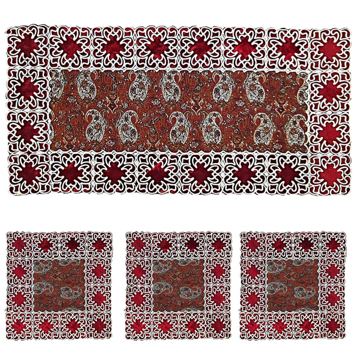 Price and Buy Termeh Tablecloth Luxurious with Persian Paisley Pattern Yalda (4X)
