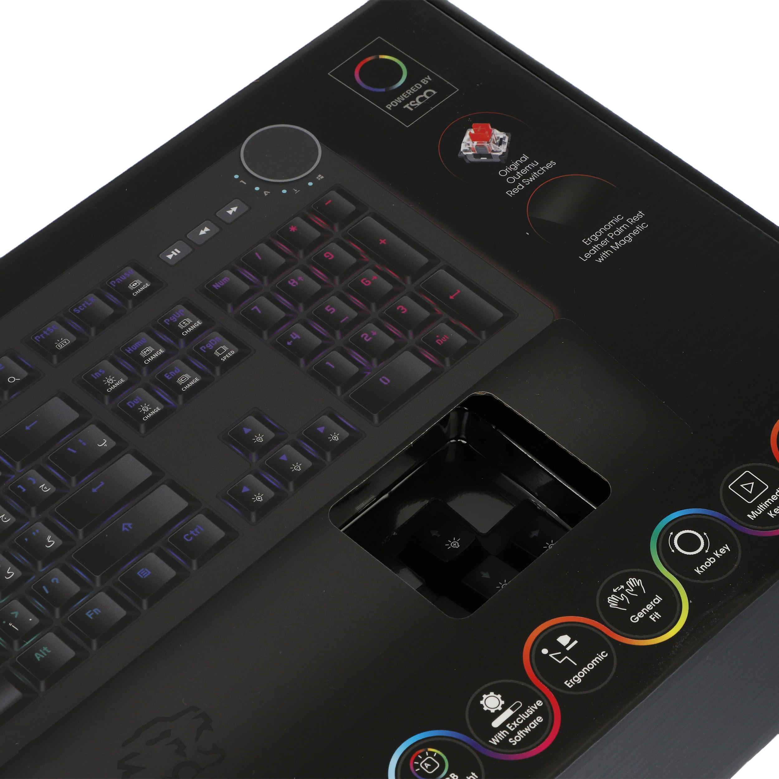 Price and Buy Tesco Gaming Keyboard with Persian Keycaps GK 8128 - Image 3