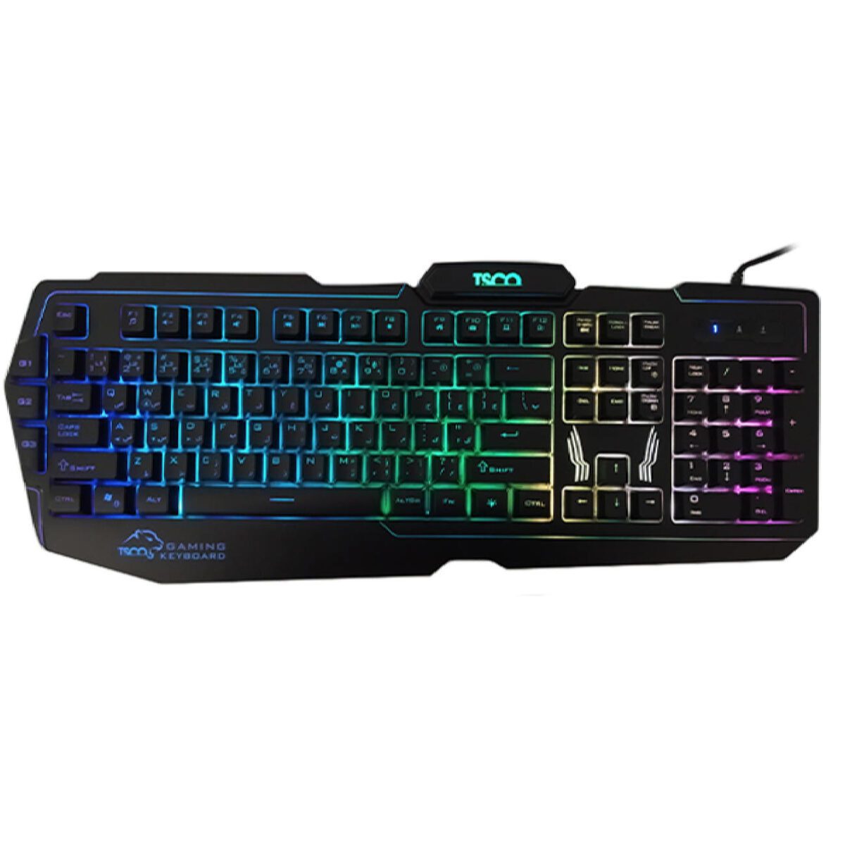 Price and Buy Tesco Gaming Keyboard with Persian Keycaps TK 8121