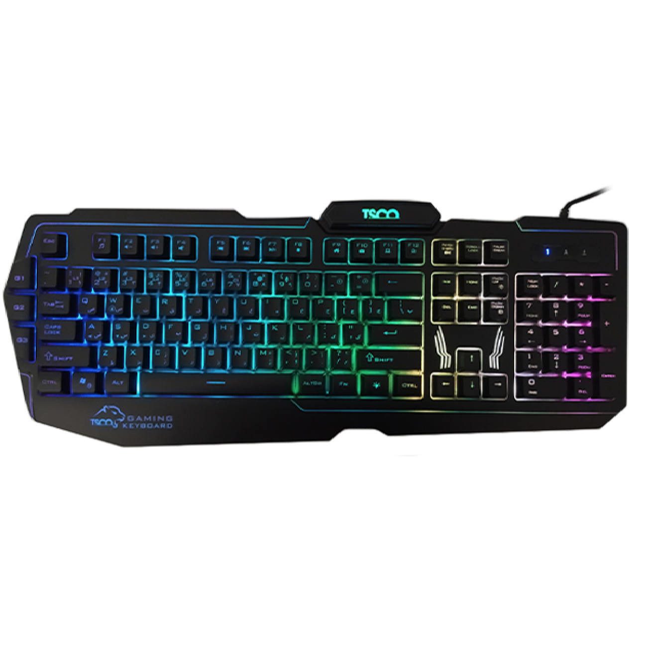 Price and Buy Tesco Gaming Keyboard with Persian Keycaps TK 8121