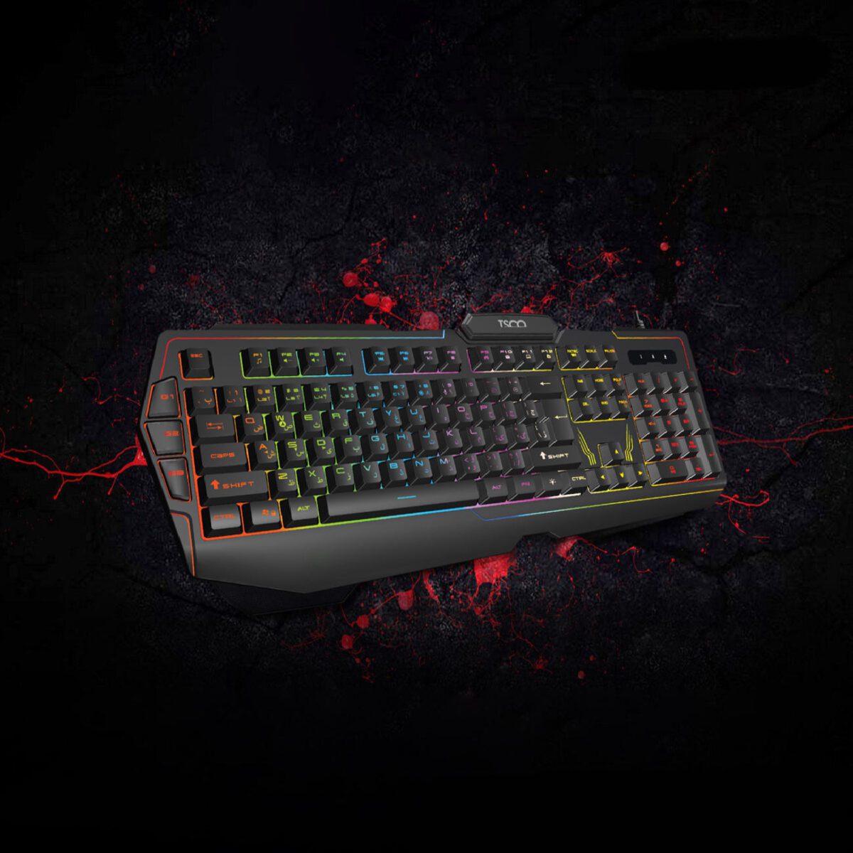 Price and Buy Tesco Gaming Keyboard with Persian Keycaps TK 8121 - Image 3