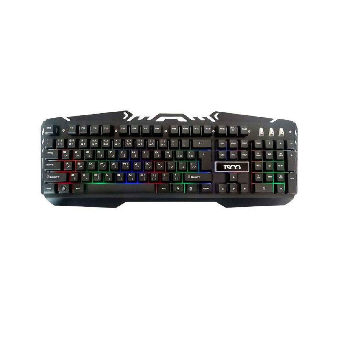 Price and Buy Tesco Gaming Keyboard with Persian Keycaps TK8021L