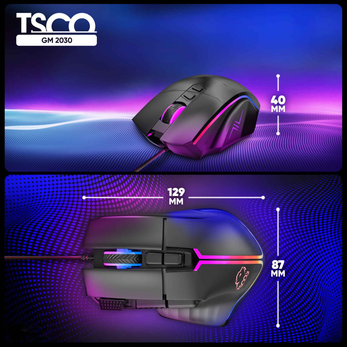 Price and Buy Tesco Gaming Mouse with Ergonomic Design GM 2030 - Image 4
