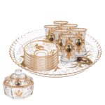 Price and Buy The 14-Piece Shah Abbasi Tea Set is a Traditional and Elegant  Designed for Serving Tea to Six People