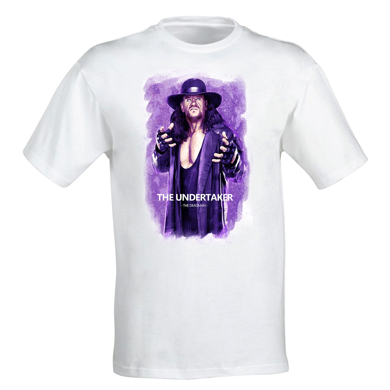 Price and Buy The Undertaker Short Sleeve T-Shirt – Perfect for Wrestling Fans_6901eaca14b1d.jpeg Price and Buy The Undertaker Short Sleeve T-Shirt – Perfect for Wrestling Fans - Image 1