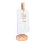 Price and Buy The Wooden Desk Calendar for the Year 1404 , Stylish & Cute