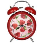Price and Buy This Strawberry Twin Bell Clock Is Stealing Hearts with Its Sweet Design