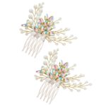Price and Buy Timeless Touch Hair Comb, Chrystal & Beaded Design – 2 Pcs