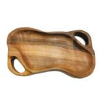 Price and Buy Timeless Wooden Tray with Handles – Rustic Charm Suitable for Styling & Gifts