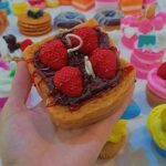 Price and Buy Toast-Shaped Novelty Candle with Nutella and Strawberry Decoration