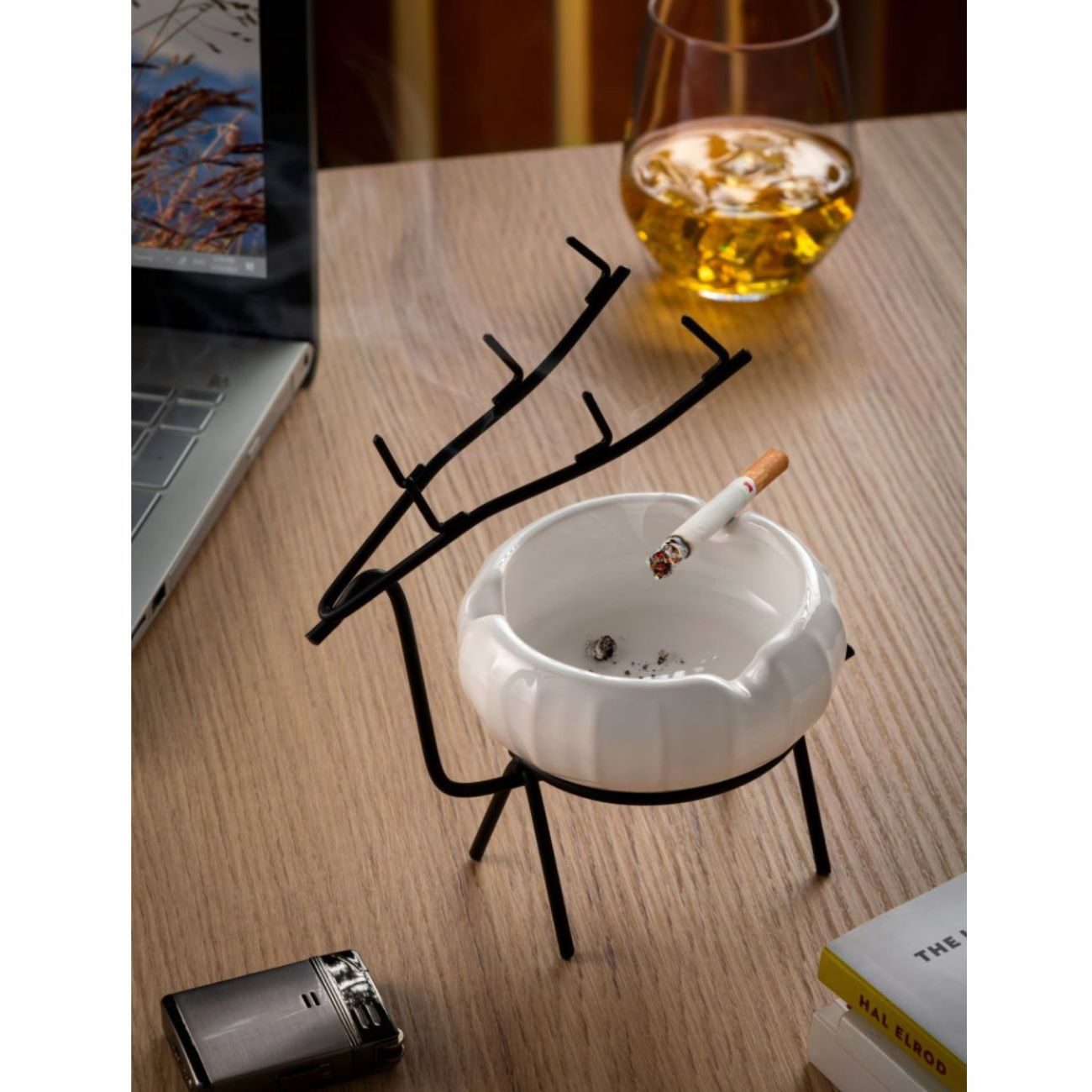 Price and Buy Top Quality Ceramic Ashtrays Deer Sculpture Design - Image 3