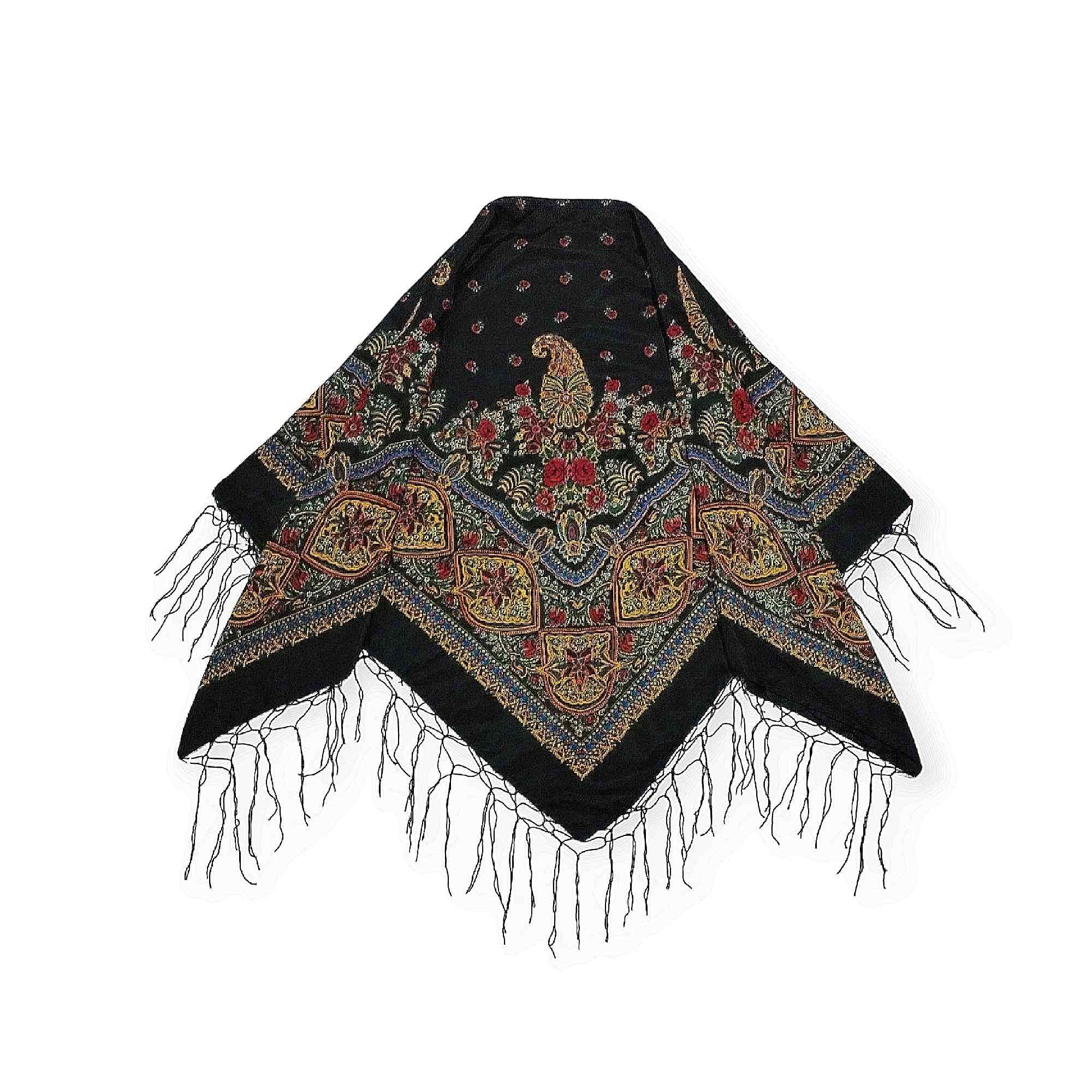 Price and Buy Torkaman Ethnic Cotton Scarf – Perfect Gift with Cultural Touch & Floral Paisley Design - Image 4