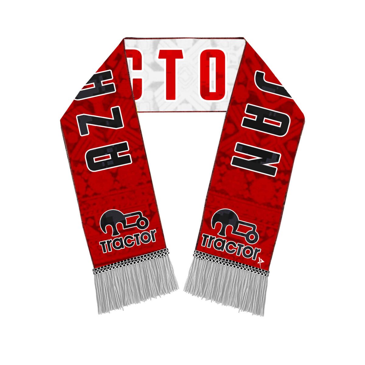 Price and Buy Tractor Football Club Logo Fan Scarf – Red & White