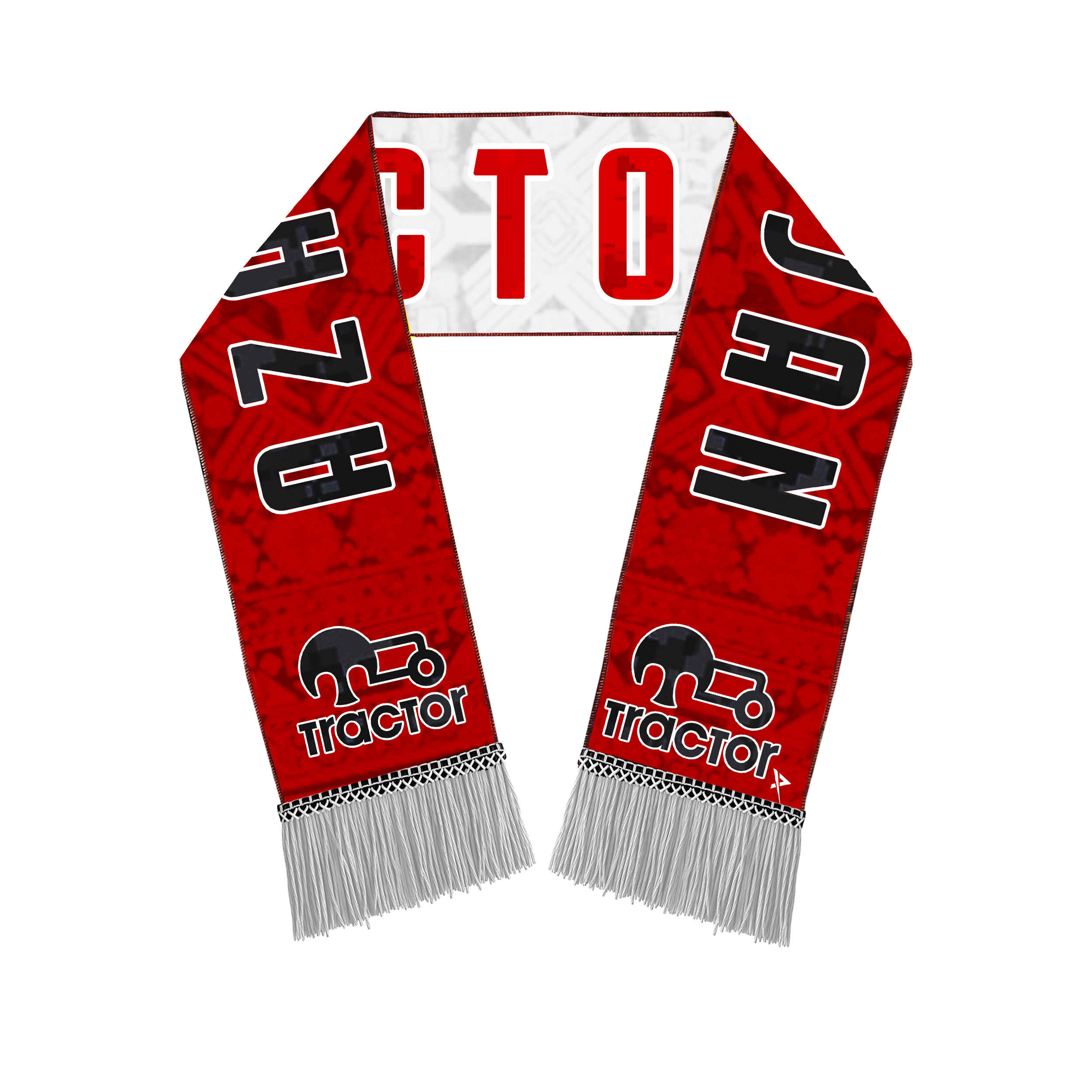 Price and Buy Tractor Football Club Logo Fan Scarf – Red & White