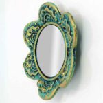 Price and Buy Traditional Ceramic Mirror Key Rack – Decorative & Functional Entryway Piece - Image 3
