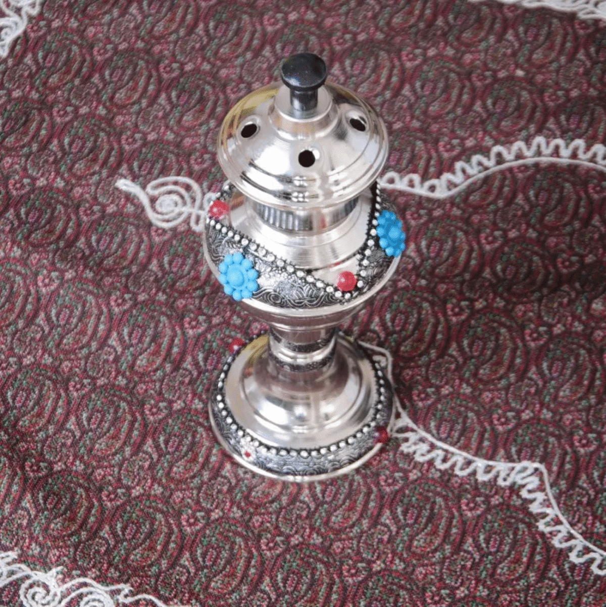 Price and Buy Traditional Esfand and Bakhoor Burner – Flower Design - Image 3