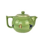 Price and Buy Traditional Hand-Painted Ceramic Teapot with Persian-Inspired Goat Pattern