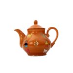 Price and Buy Traditional Hand-Painted Ceramic Teapot with Persian-Inspired tree & Goat Pattern