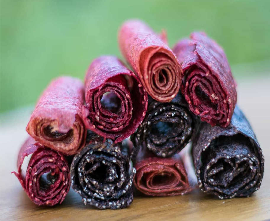 Price and Buy Traditional Homemade Black Mulberry Persian Sour Fruit Leather Roll – Lavashak, 800g