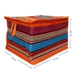 Price and Buy Traditional Jajim-Style Fabric Storage Box - Image 3