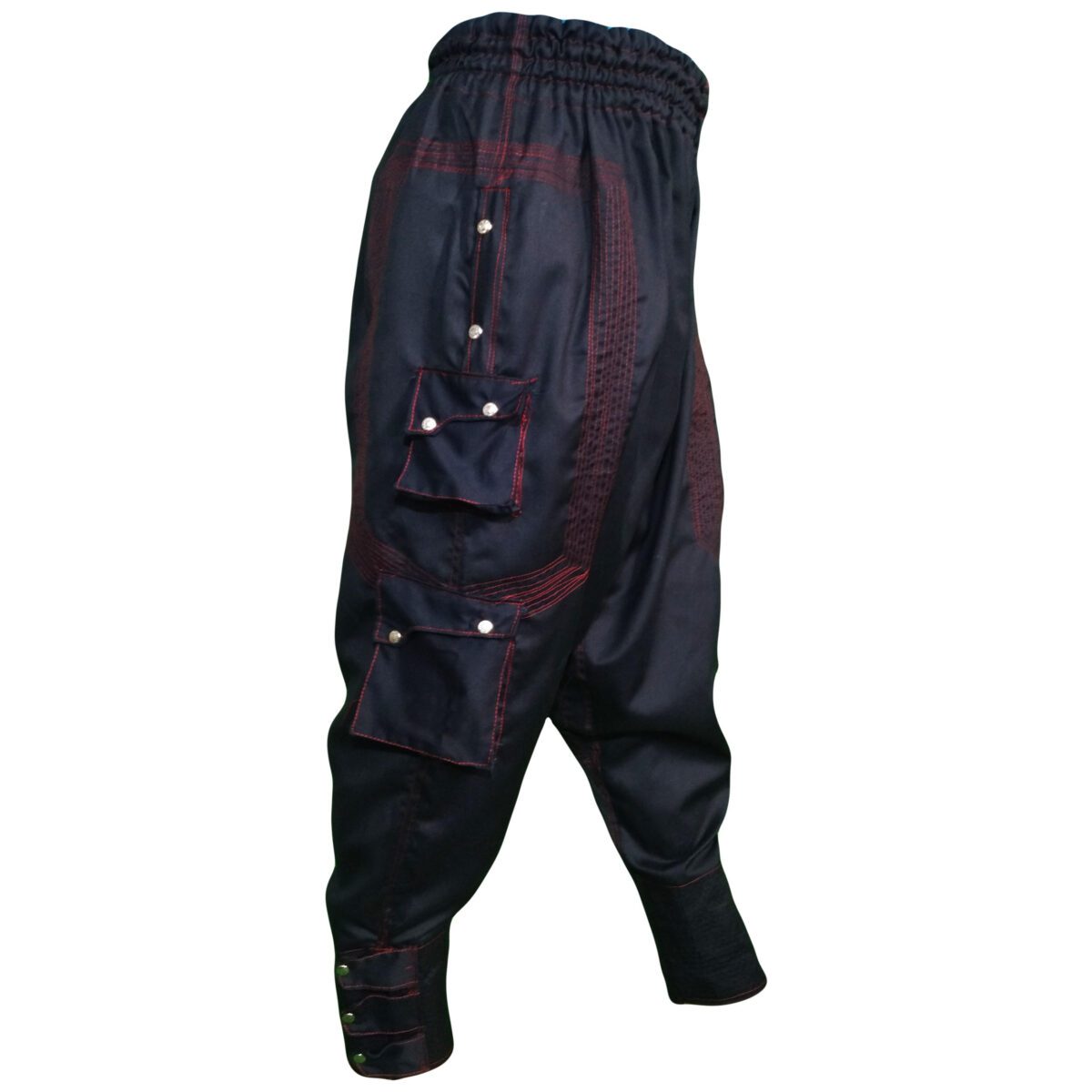 Price and Buy Traditional Kurdish Trouser – Black Ardeshir Shalwar - Image 3