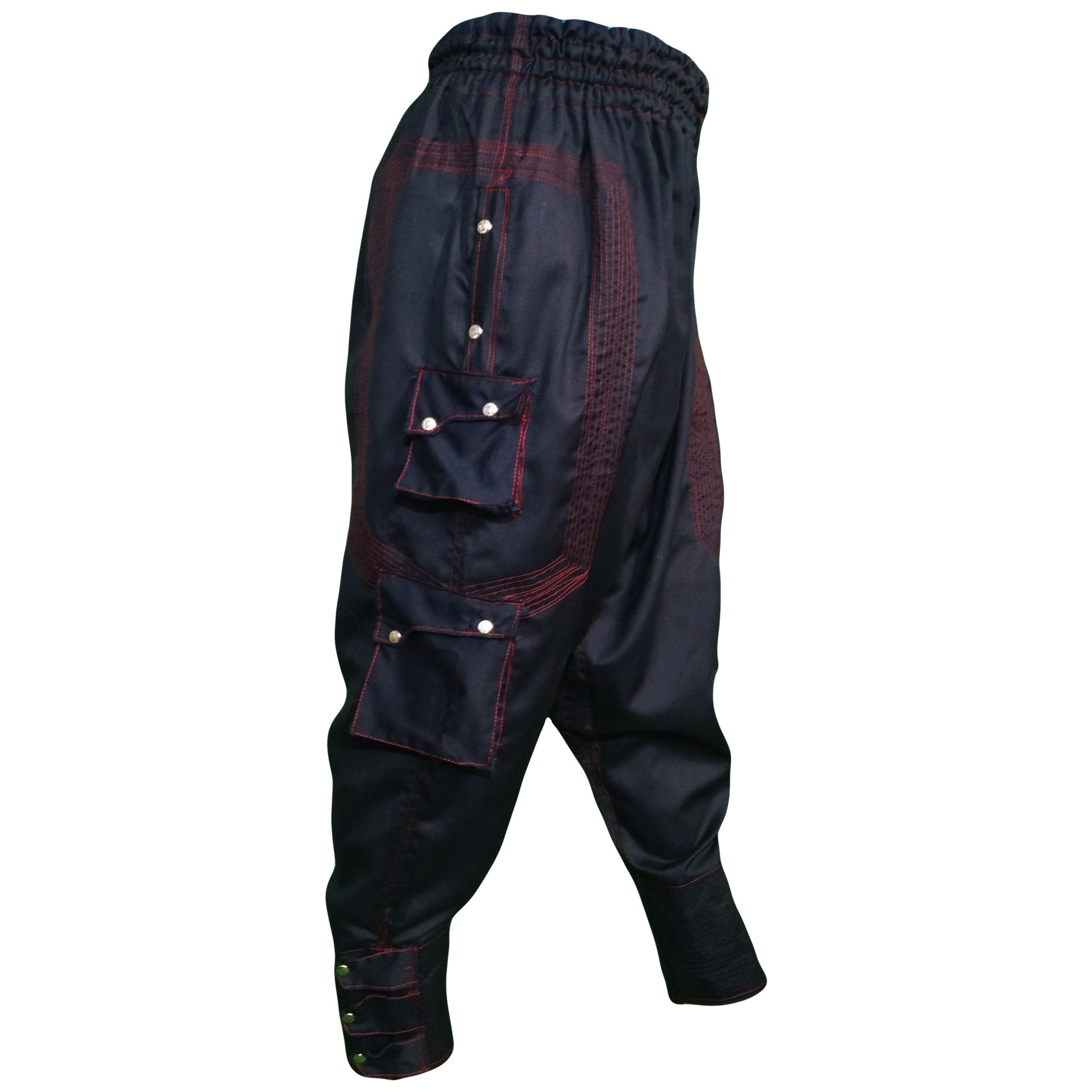 Price and Buy Traditional Kurdish Trouser – Black Ardeshir Shalwar - Image 3