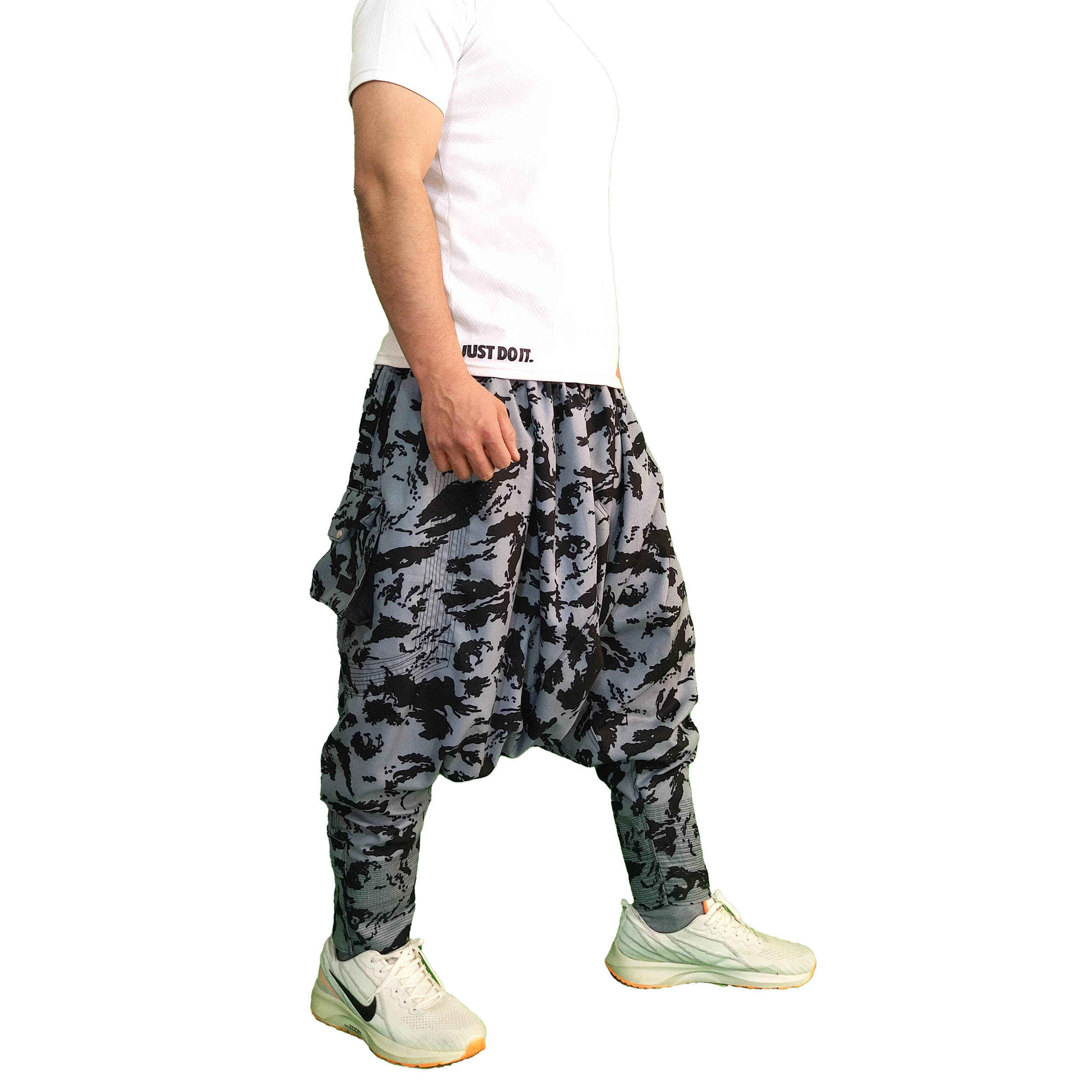 Price and Buy Traditional Kurdish Trouser – Gray Palangi Shalwar - Image 3